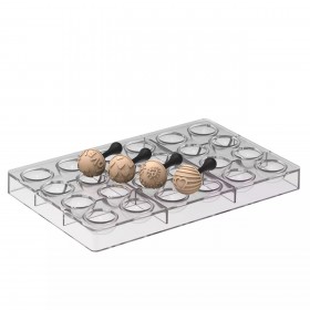 Комплект Свети Валентин Тританиева форма + 4 щампи - "Kit Semisfera C"